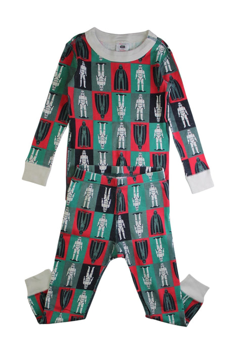 A Multicolour Pyjama Sets from Hanna Andersson in size 3T for neutral. (Front View)
