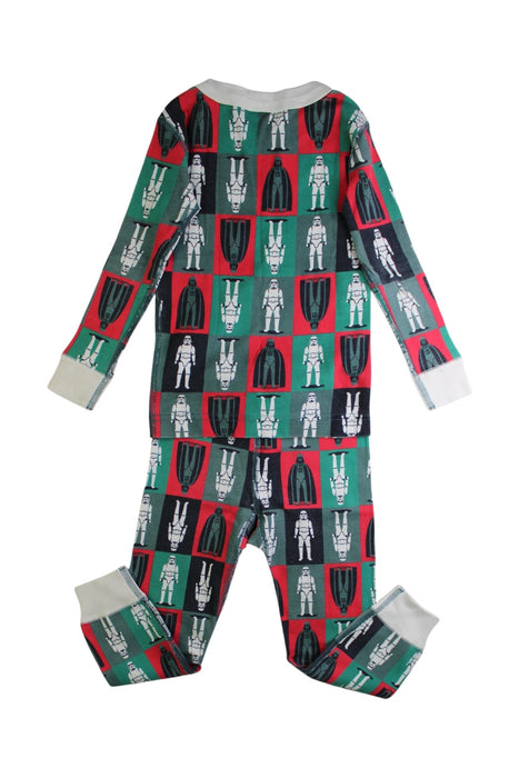 A Multicolour Pyjama Sets from Hanna Andersson in size 3T for neutral. (Back View)