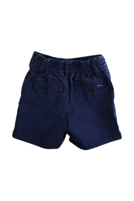 A Navy Shorts from Ralph Lauren in size 6-12M for boy. (Back View)