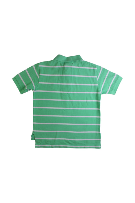 A Green Short Sleeve Polos from Polo Ralph Lauren in size 4T for boy. (Back View)