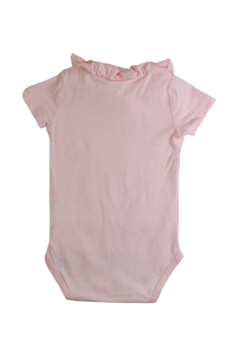 A Pink Sleeveless Bodysuits from Seed in size 3-6M for girl. (Back View)