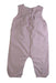 A Pink Sleeveless Jumpsuits from The Little White Company in size 12-18M for girl. (Back View)