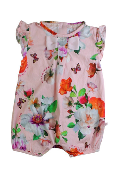 A Multicolour Sleeveless Rompers from Baker by Ted Baker in size 3-6M for girl. (Front View)
