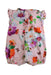A Multicolour Sleeveless Rompers from Baker by Ted Baker in size 3-6M for girl. (Back View)