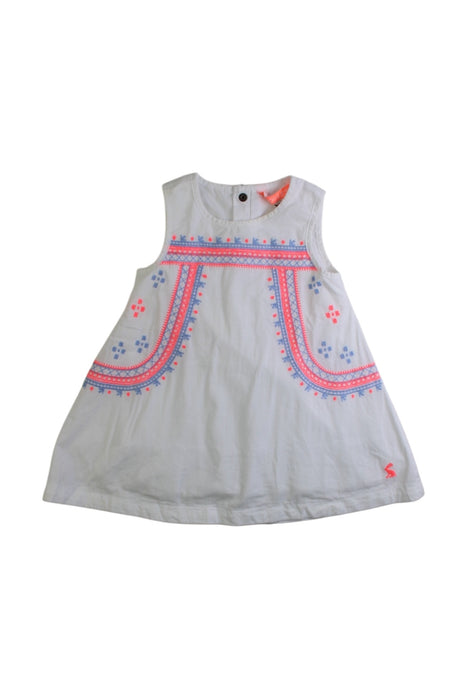 A Multicolour Sleeveless Dresses from Joules in size 6-12M for girl. (Front View)