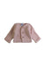 A Pink Cardigans from Petit Bateau in size 3-6M for girl. (Front View)