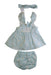 A Blue Sleeveless Dresses from Isaac Mizrahi in size 6-12M for girl. (Back View)