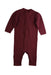 A Burgundy Long Sleeve Jumpsuits from Bonpoint in size 3-6M for girl. (Back View)