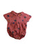 A Pink Short Sleeve Rompers from Oeuf in size 3-6M for girl. (Front View)