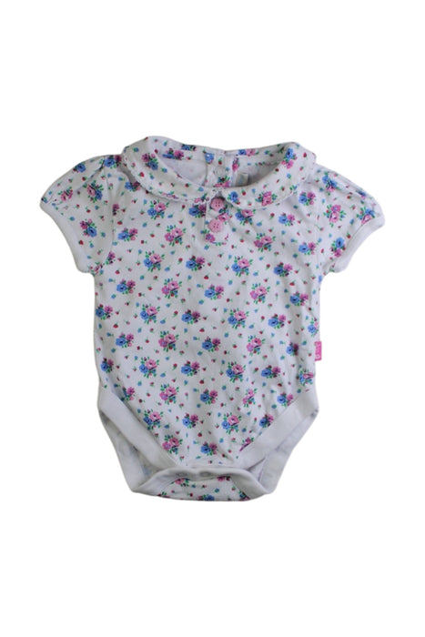 A Multicolour Short Sleeve Bodysuits from Jojo Maman Bébé in size 0-3M for girl. (Front View)