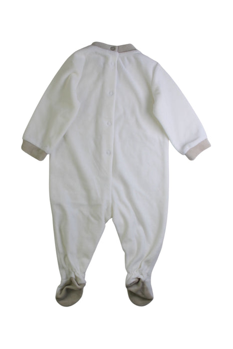A White Onesies from Chicco in size 3-6M for boy. (Back View)