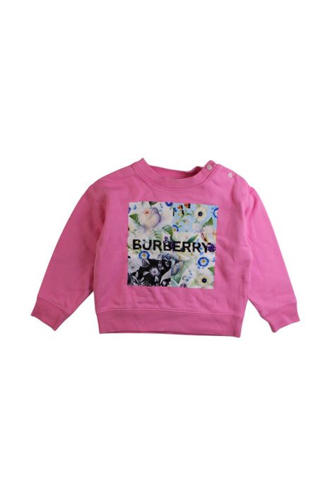 A Multicolour Crewneck Sweatshirts from Burberry in size 2T for girl. (Front View)