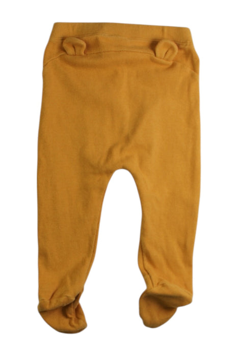 A Yellow Leggings from Seed in size 3-6M for boy. (Back View)