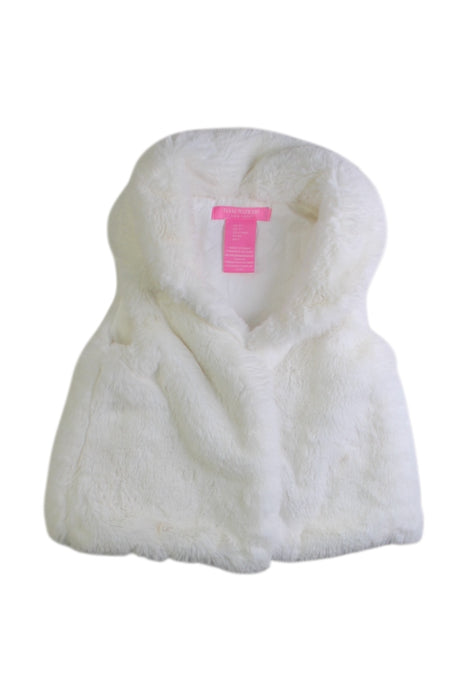 A White Dress Up Vests from Isaac Mizrahi in size 3T for girl. (Front View)