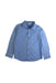 A Blue Long Sleeve Shirts from Seed in size 5T for boy. (Front View)