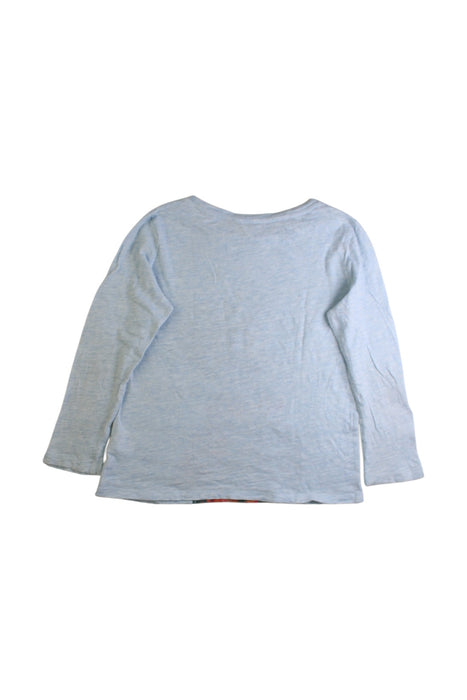 A Grey Long Sleeve T Shirts from Seed in size 4T for boy. (Back View)