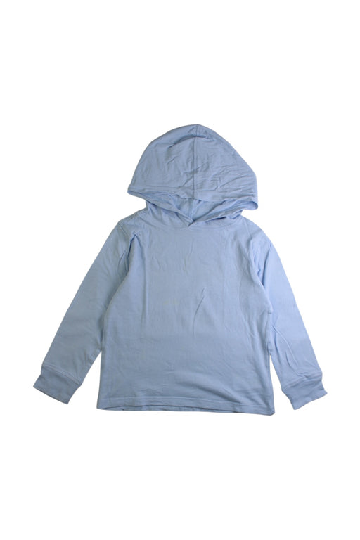 A Blue Hooded Sweatshirts from Crewcuts in size 4T for boy. (Front View)