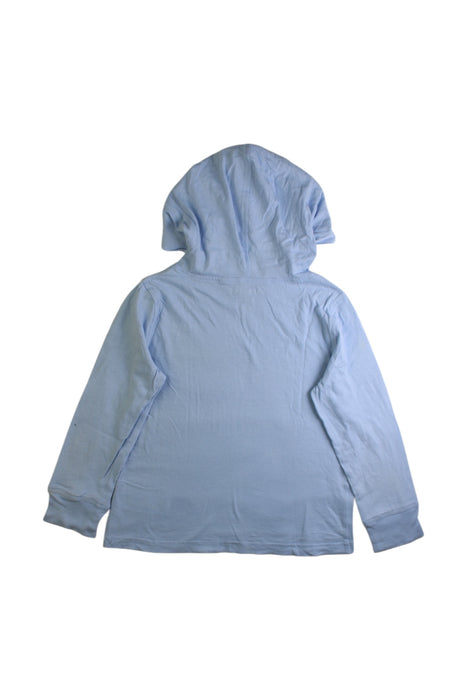 A Blue Hooded Sweatshirts from Crewcuts in size 4T for boy. (Back View)