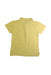 A Yellow Short Sleeve Polos from Crewcuts in size 4T for boy. (Back View)