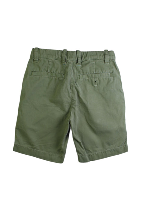 A Green Shorts from Crewcuts in size 6T for boy. (Back View)