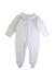 A White Onesies from Mothercare in size 6-12M for girl. (Front View)