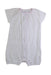 A Pink Short Sleeve Rompers from The Little White Company in size 6-12M for girl. (Front View)