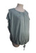 A Grey Short Sleeve Tops from Seraphine in size Maternity-M for maternity. (Back View)