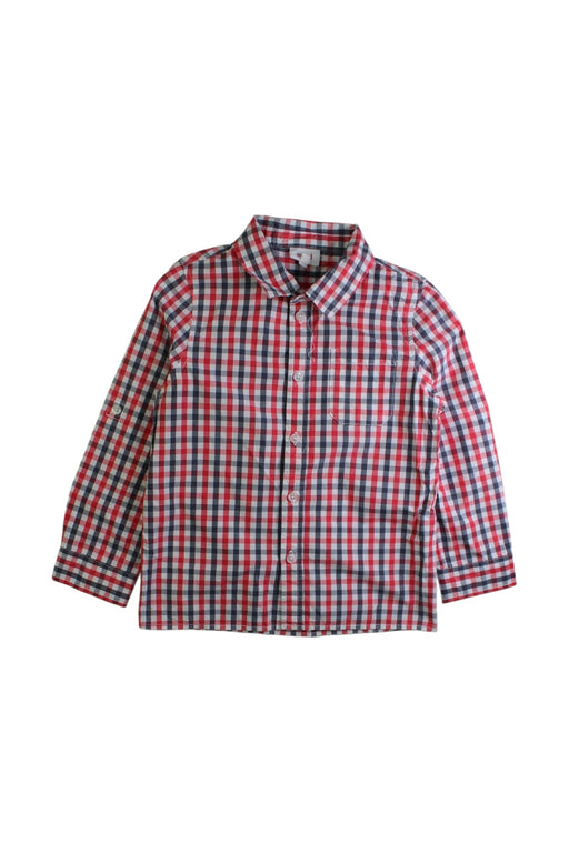A Multicolour Long Sleeve Shirts from Seed in size 4T for boy. (Front View)