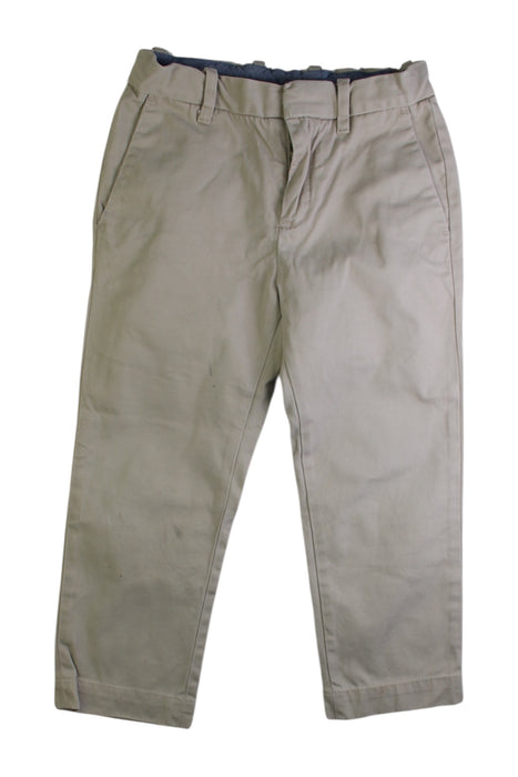 A Beige Casual Pants from Crewcuts in size 6T for boy. (Front View)