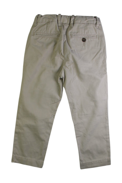 A Beige Casual Pants from Crewcuts in size 6T for boy. (Back View)