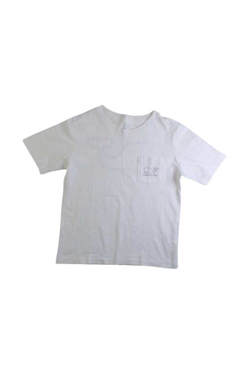 A White Long Sleeve T Shirts from Vineyard Vines in size 4T for boy. (Front View)