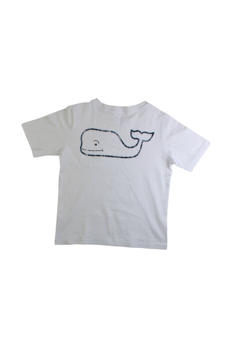A White Long Sleeve T Shirts from Vineyard Vines in size 4T for boy. (Back View)
