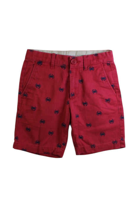 A Red Shorts from Crewcuts in size 5T for boy. (Front View)