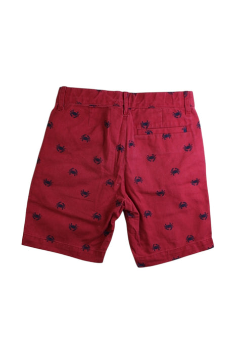 A Red Shorts from Crewcuts in size 5T for boy. (Back View)