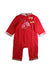 A Red Long Sleeve Jumpsuits from Mides in size 6-12M for girl. (Front View)