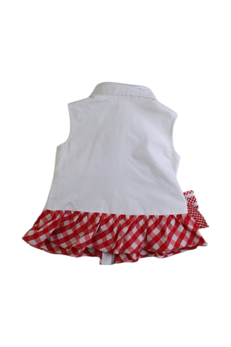 A White Sleeveless Tops from Nicholas & Bears in size 6-12M for girl. (Back View)
