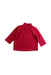 A Red Long Sleeve Tops from Chicco in size 0-3M for girl. (Back View)