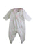A White Onesies from Chickeeduck in size 0-3M for girl. (Front View)