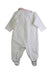 A White Onesies from Chickeeduck in size 0-3M for girl. (Back View)