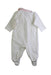 A White Onesies from Chickeeduck in size 0-3M for girl. (Back View)