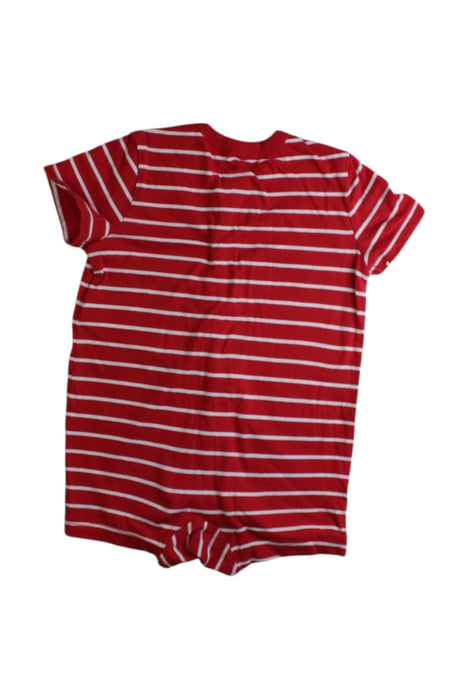 A Red Short Sleeve Rompers from Ralph Lauren in size 3-6M for neutral. (Back View)