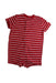 A Red Short Sleeve Rompers from Ralph Lauren in size 3-6M for neutral. (Back View)