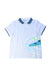 A White Short Sleeve Polos from Jacadi in size 6T for boy. (Front View)