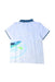 A White Short Sleeve Polos from Jacadi in size 6T for boy. (Back View)