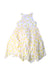 A Yellow Sleeveless Dresses from Isaac Mizrahi in size 7Y for girl. (Back View)