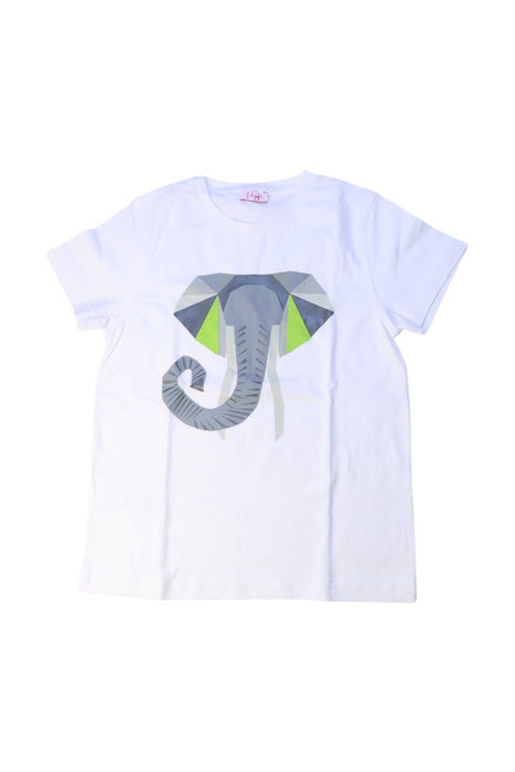 A White Short Sleeve T Shirts from Il Gufo in size 5T for neutral. (Front View)