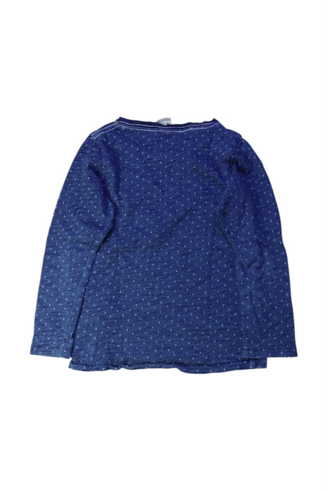 A Blue Long Sleeve Tops from Scotch Shrunk in size 4T for boy. (Back View)
