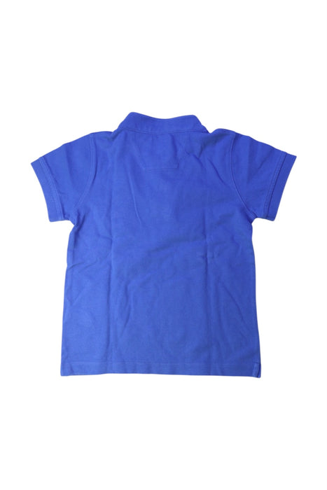 A Blue Short Sleeve Polos from Shanghai Tang in size 4T for boy. (Back View)