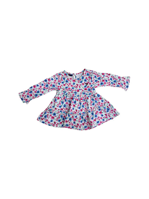 A Multicolour Long Sleeve Dresses from Tommy Hilfiger in size 6-12M for girl. (Front View)