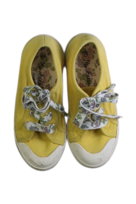 A Yellow Sneakers from Boden in size 5T for girl. (Back View)